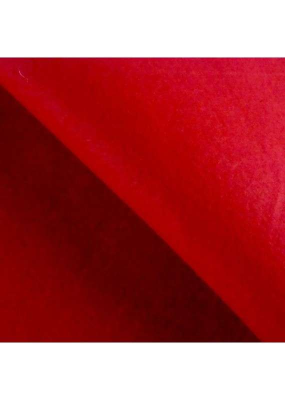 Rollo de tela de fieltro rojo H180 cm x 10 m