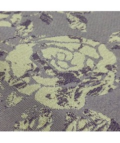 Jacquard turquesa y negro